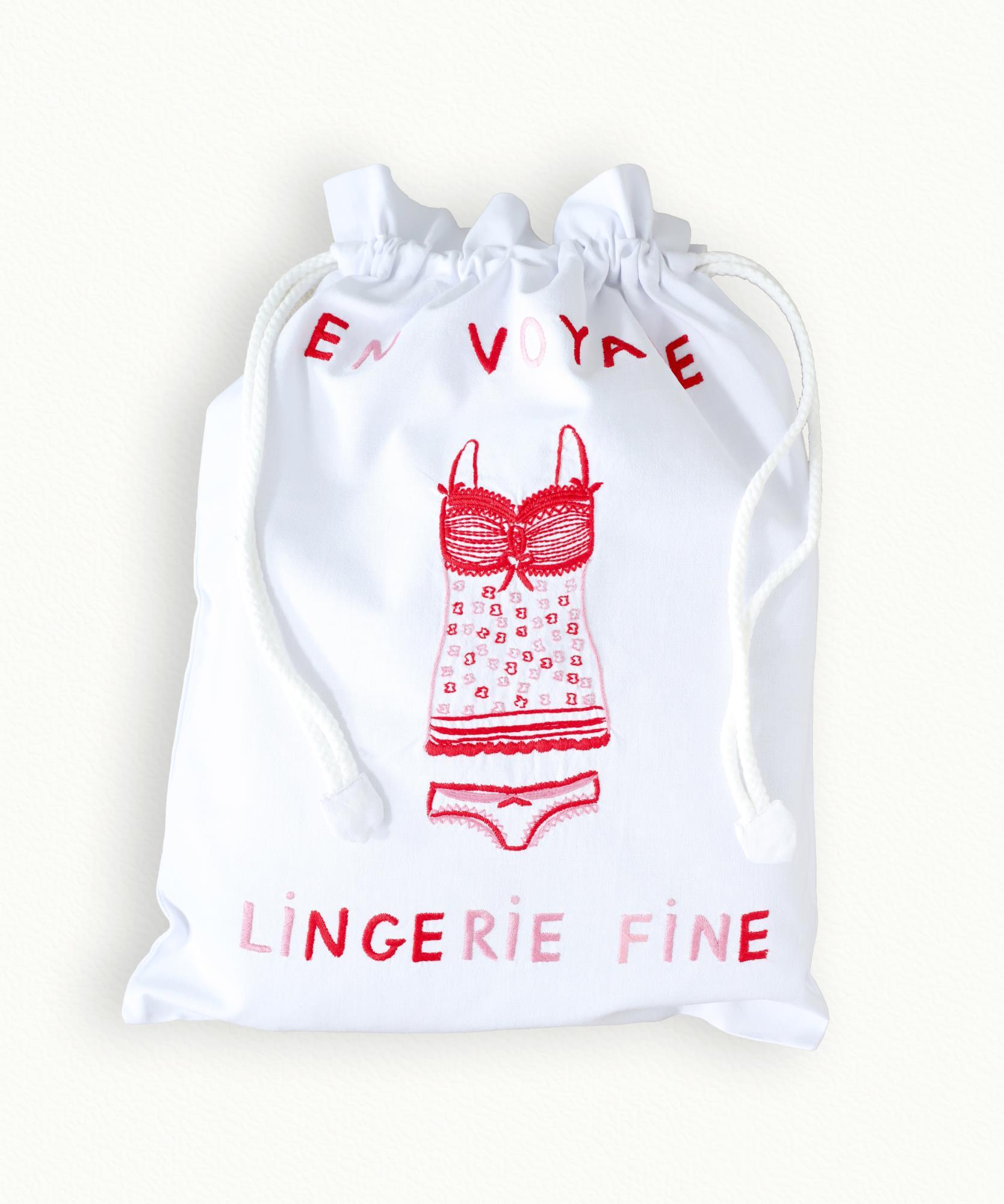 Pochon coton  30 x 40 cm - Lingerie Fine