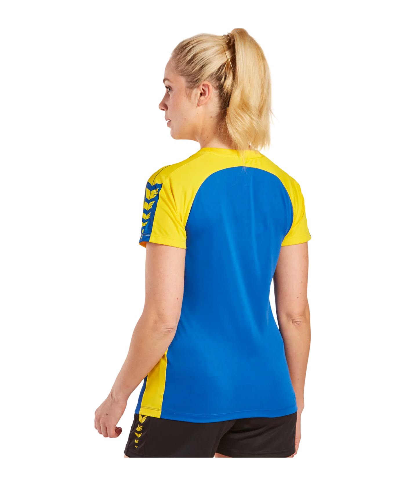 Erima Six Wings T-Shirt Damen Blau Gelb