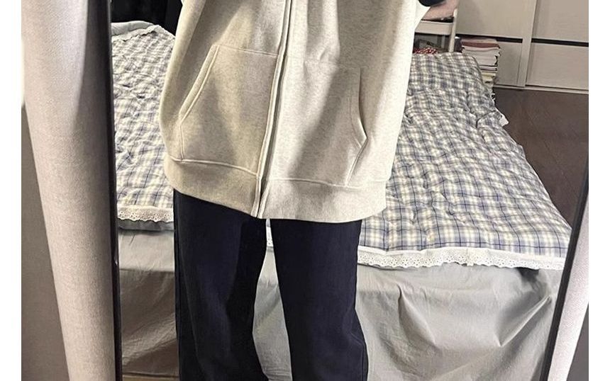 Dreamkura - Raglan hoodie met letters en rits