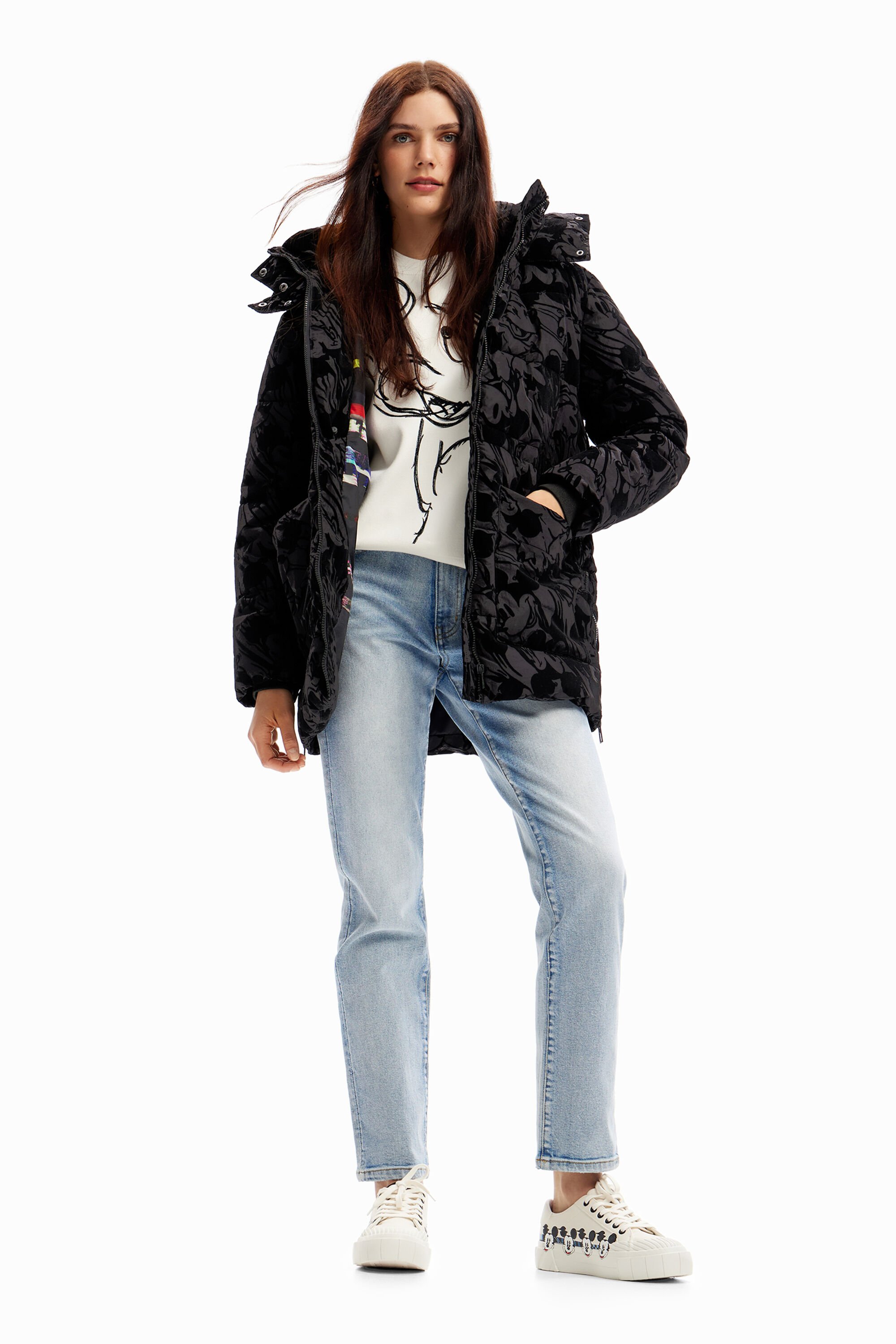 Manteau matelassé Mickey Mouse