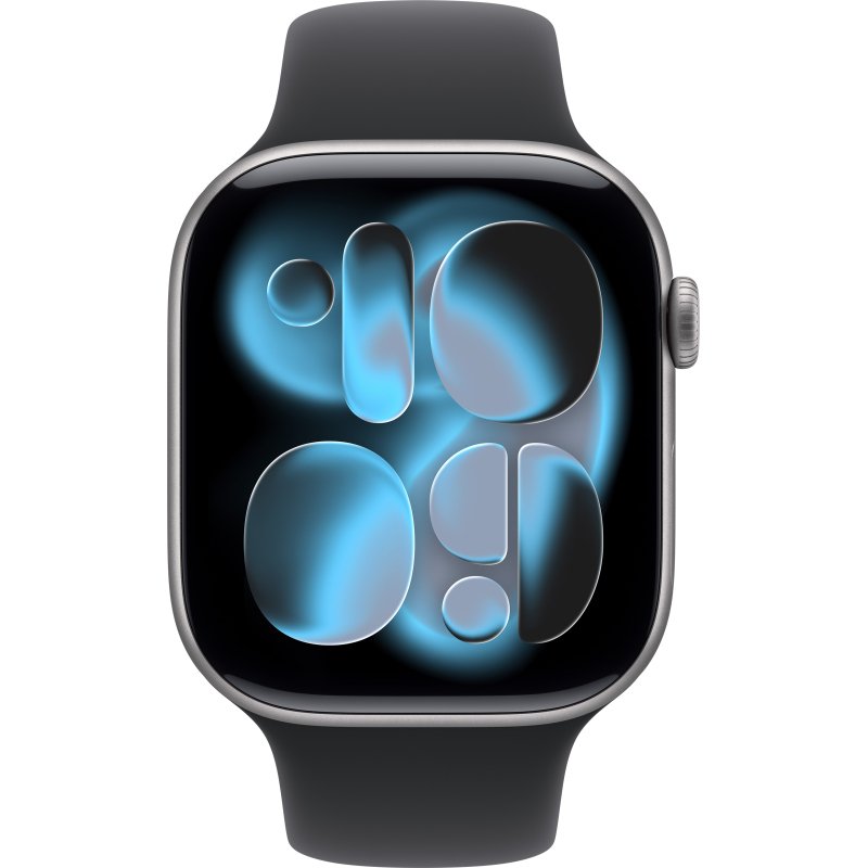 Apple Watch Series 11 OLED 46 mm Numérique 416 x 496 pixels Écran tactile Gris Wifi GPS (satellite)