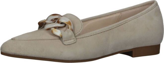 Gabor Stijlvolle Suède Loafer voor Dames Beige Dames