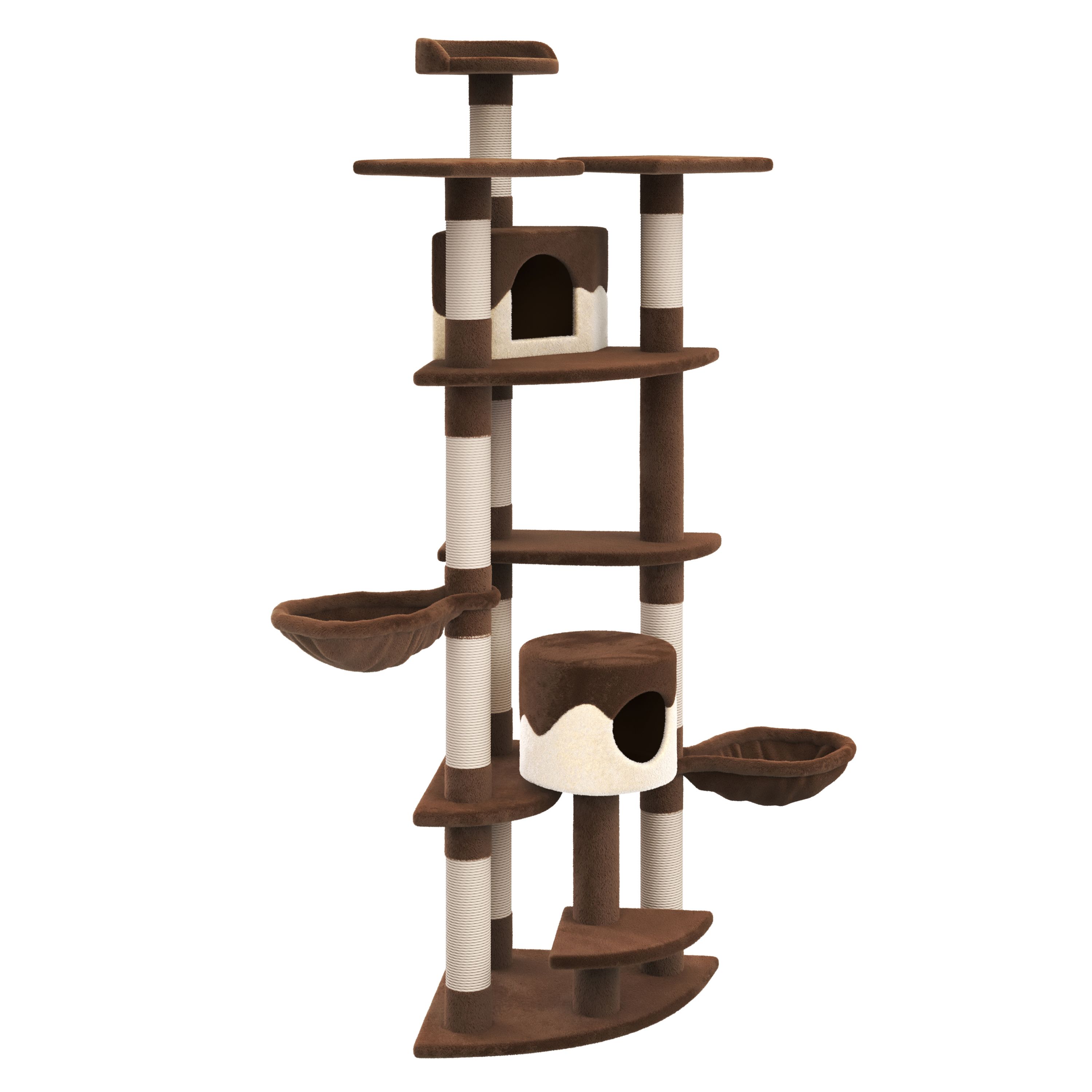 Katzenbaum BLACKY 210 cm braun