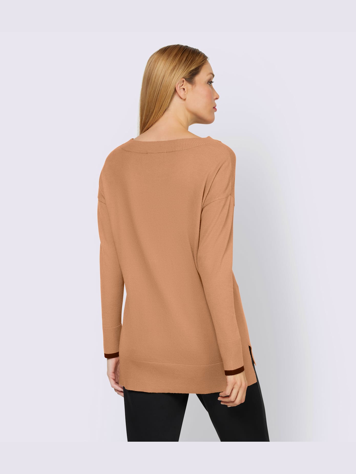 Pull à encolure ronde