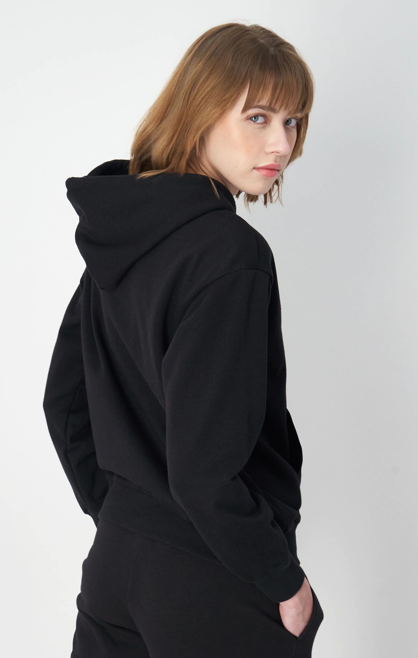Rochester Hooded Sweatshirt Dame Black Beauty