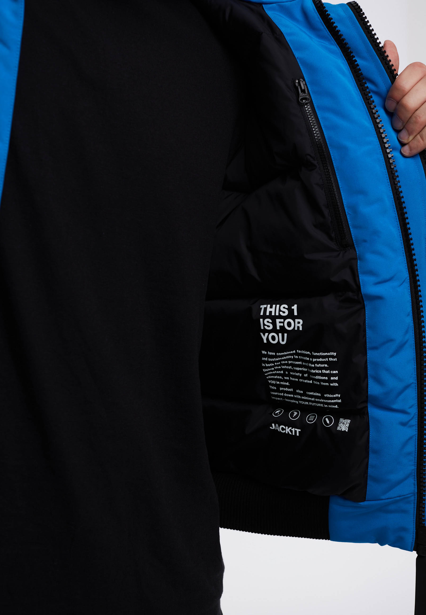 Neo Mountain Bomber Jacket Herre Royal/Natural