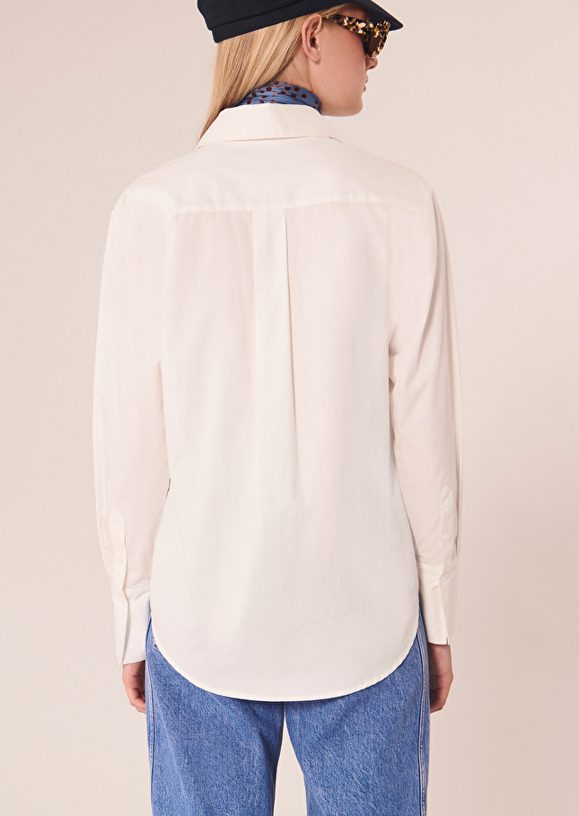 Chemise Clarenceblanche en popeline