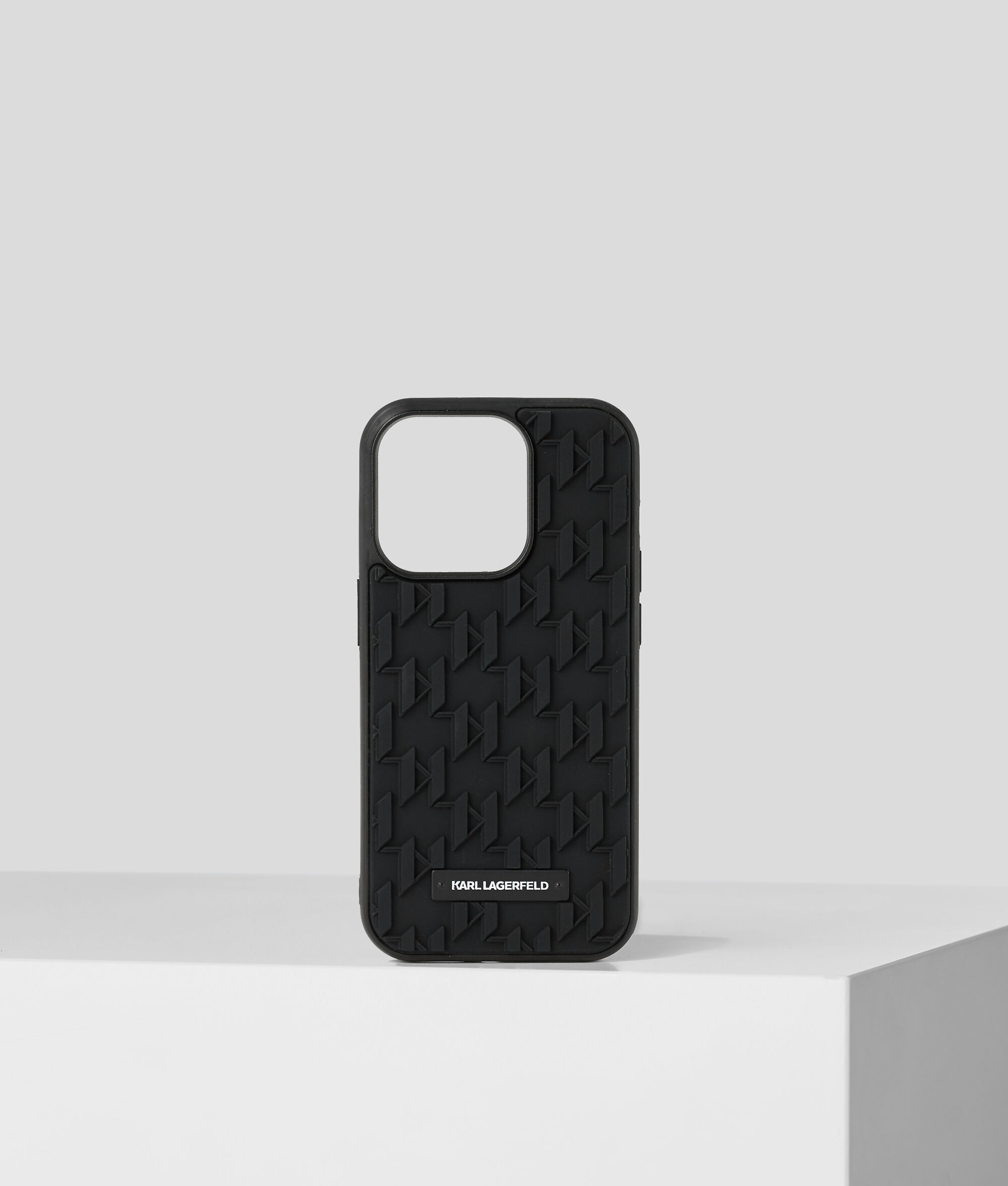 Coque en caoutchouc Karl Monogram pour iPhone 13