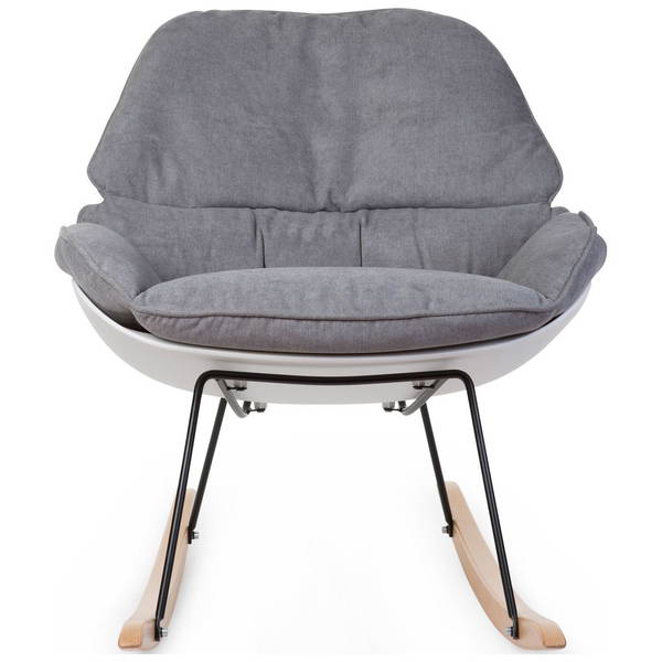 ChildhomeChildhome   Schaukelstuhl Lounge weiss/grau