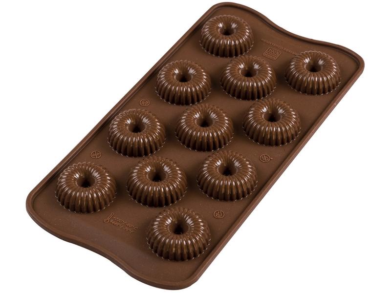 Silikomart Pralinenform Krone Form für Pralinen