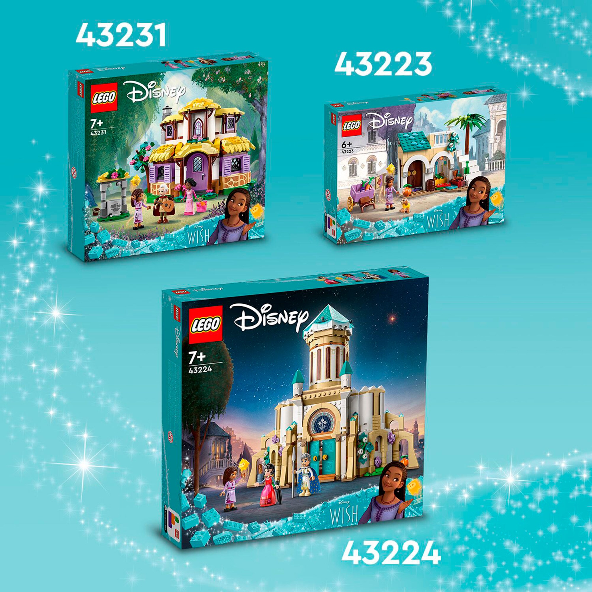 LEGO Konstruktionsspielzeug Disney Wish Ashas Häuschen