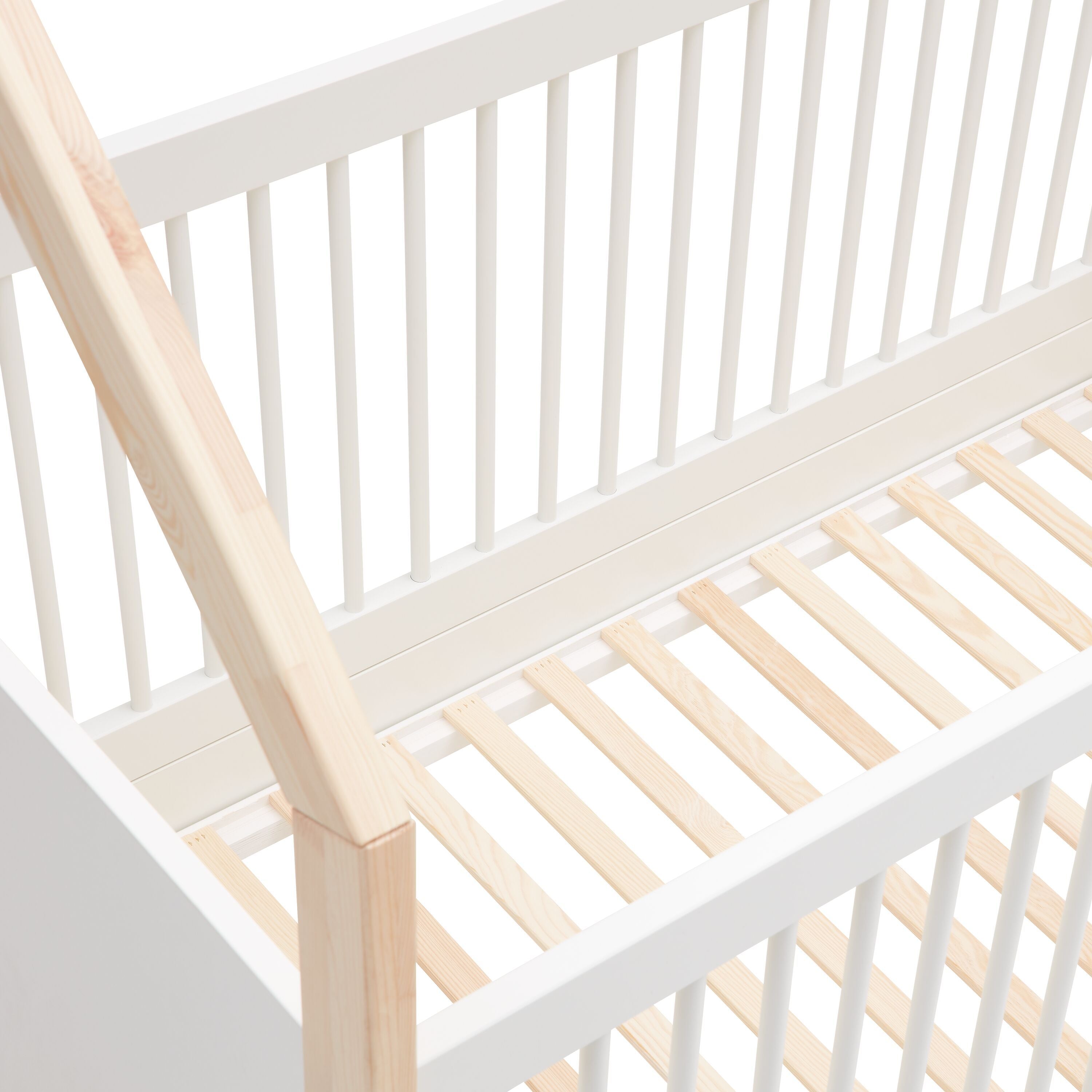 MIO Babybett - Weiss / B: 77.0 cm x T: 146.0 cm x H: 146.0 cm