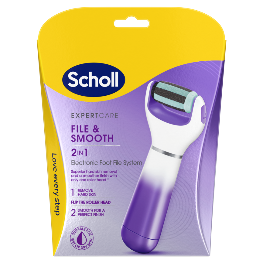 Scholl file & smooth elektrisk fotfil