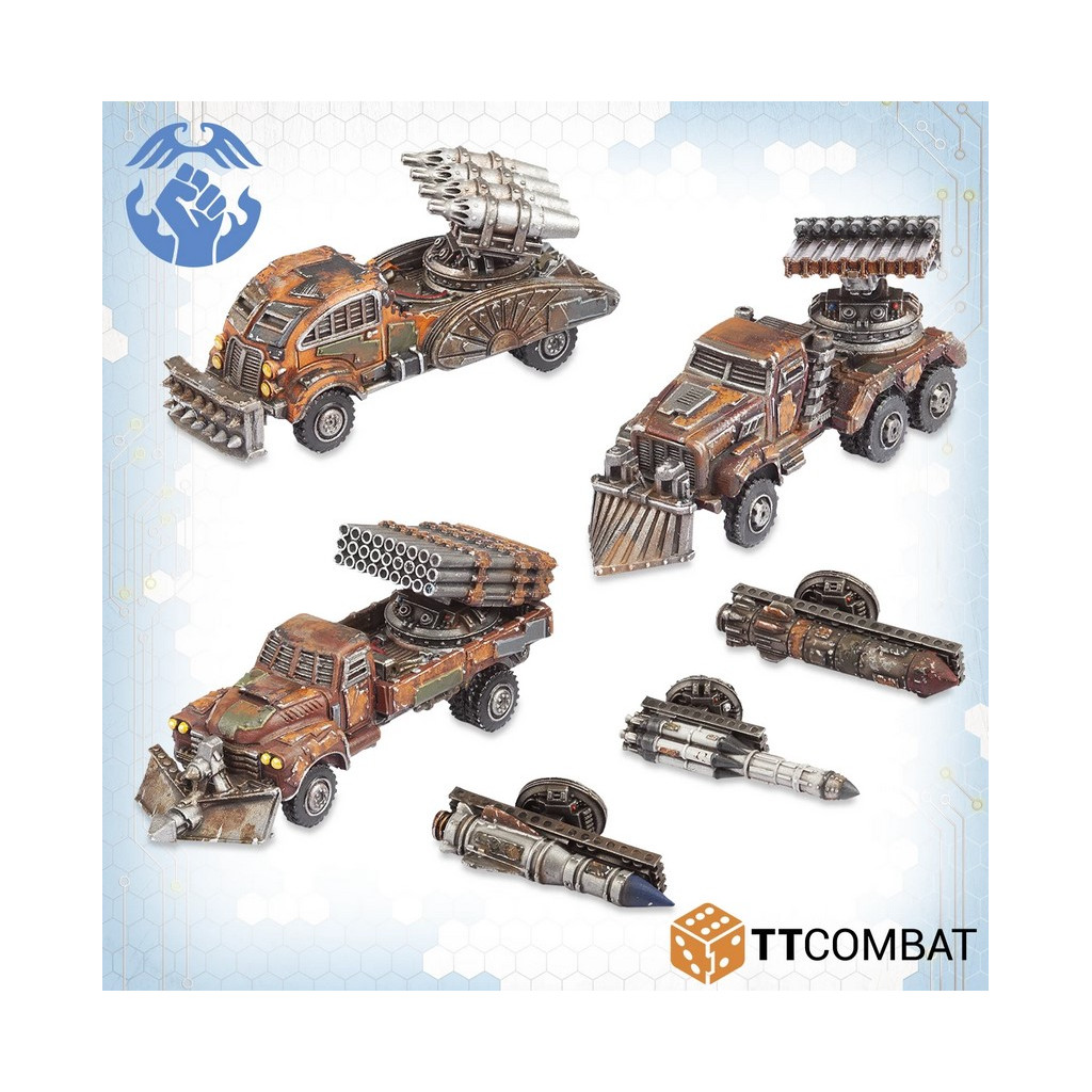 Dropzone Commander - Resistance - Storm Artillery Wagons