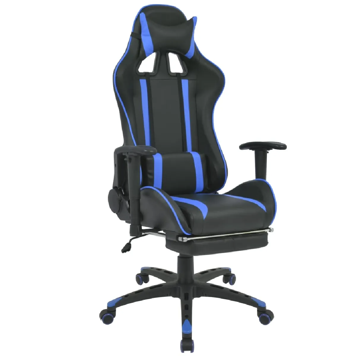 vidaXL Chaise de bureau Bleu