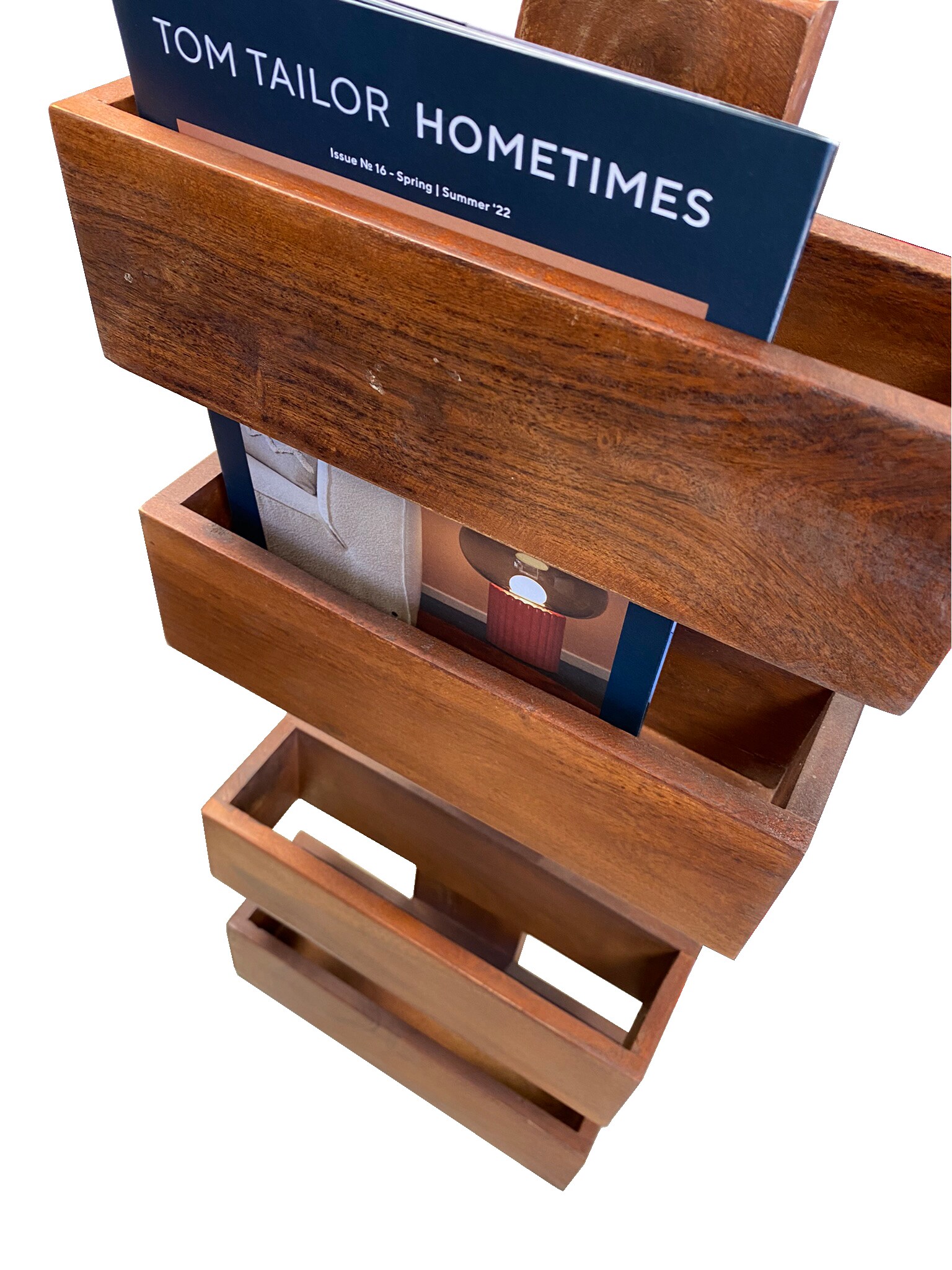 Wandregal Massivholz Bücherregal Holz Regal