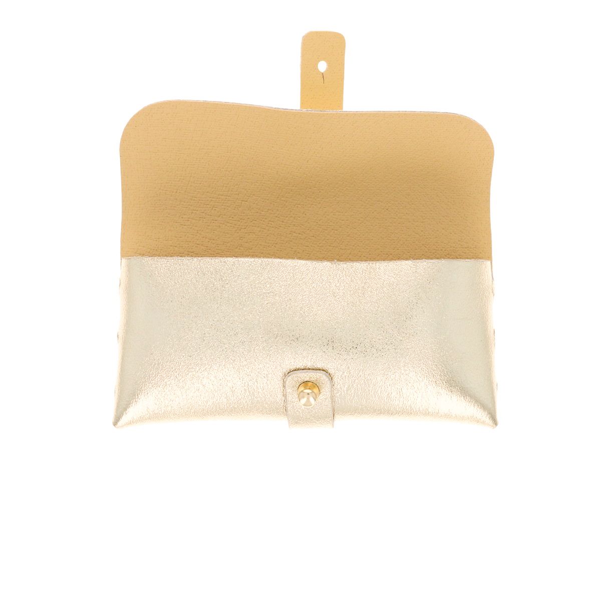 Etui à lunettes cuir irisé platine Maison Suzanne