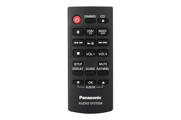 Panasonic SC-UX104 - Minisystem - 300 Watt (Total) - sort
