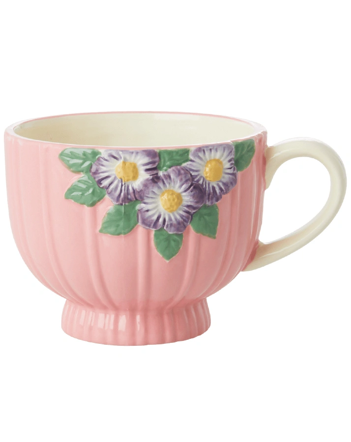 Keramik-Tasse GRANNY in rosa
