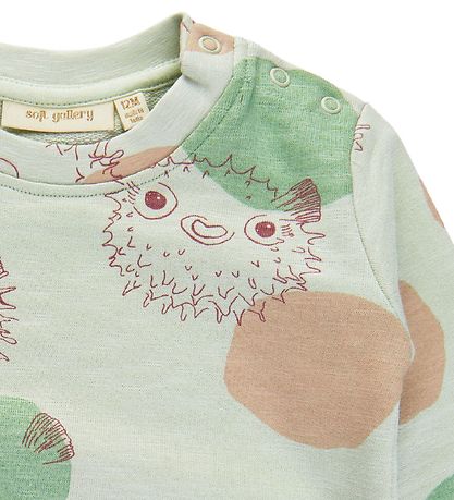 Soft Gallery -Sweatshirt - Buzz Pouf - Pale Aqua