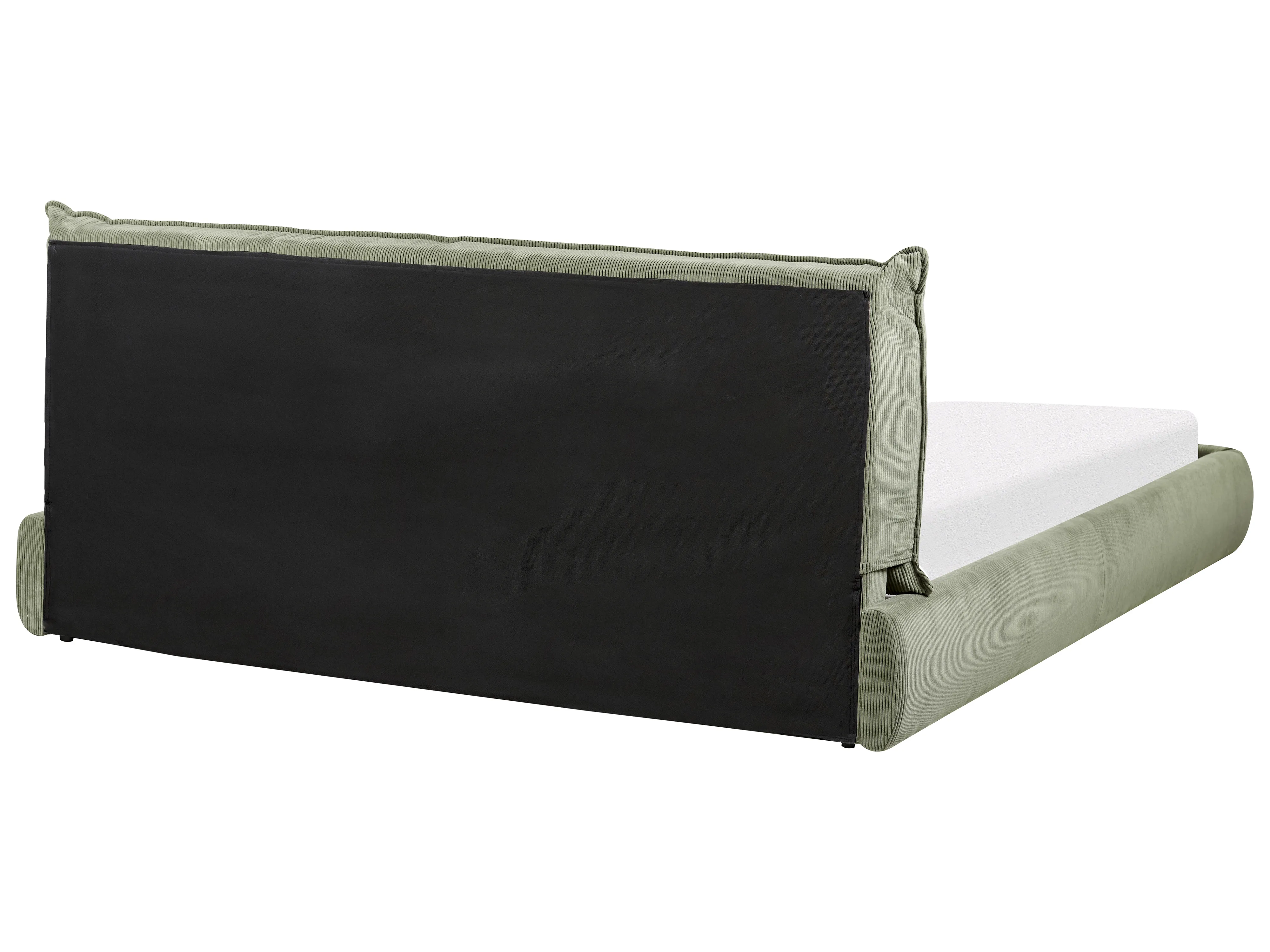 Bed Corduroy VINAY 180 x 200 cm Olijfgroen