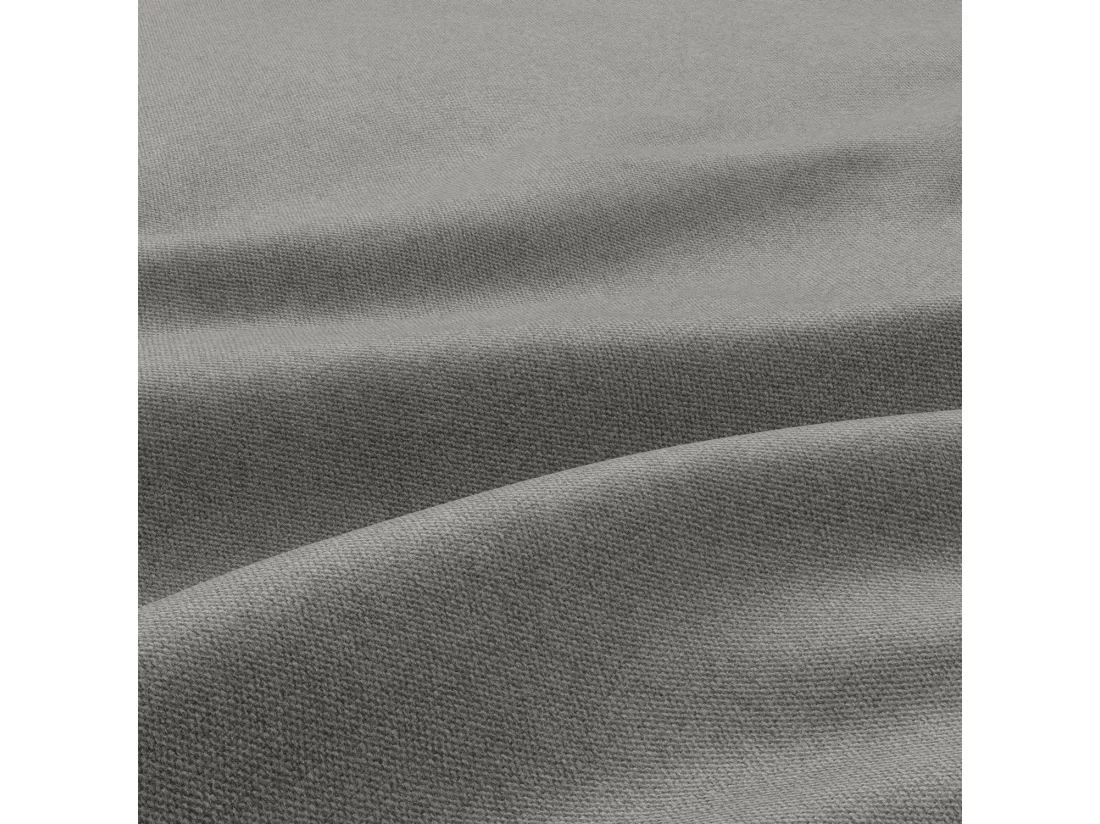 Canapé d'angle en U avec fonction sommeil, Ottoman, Gris clair