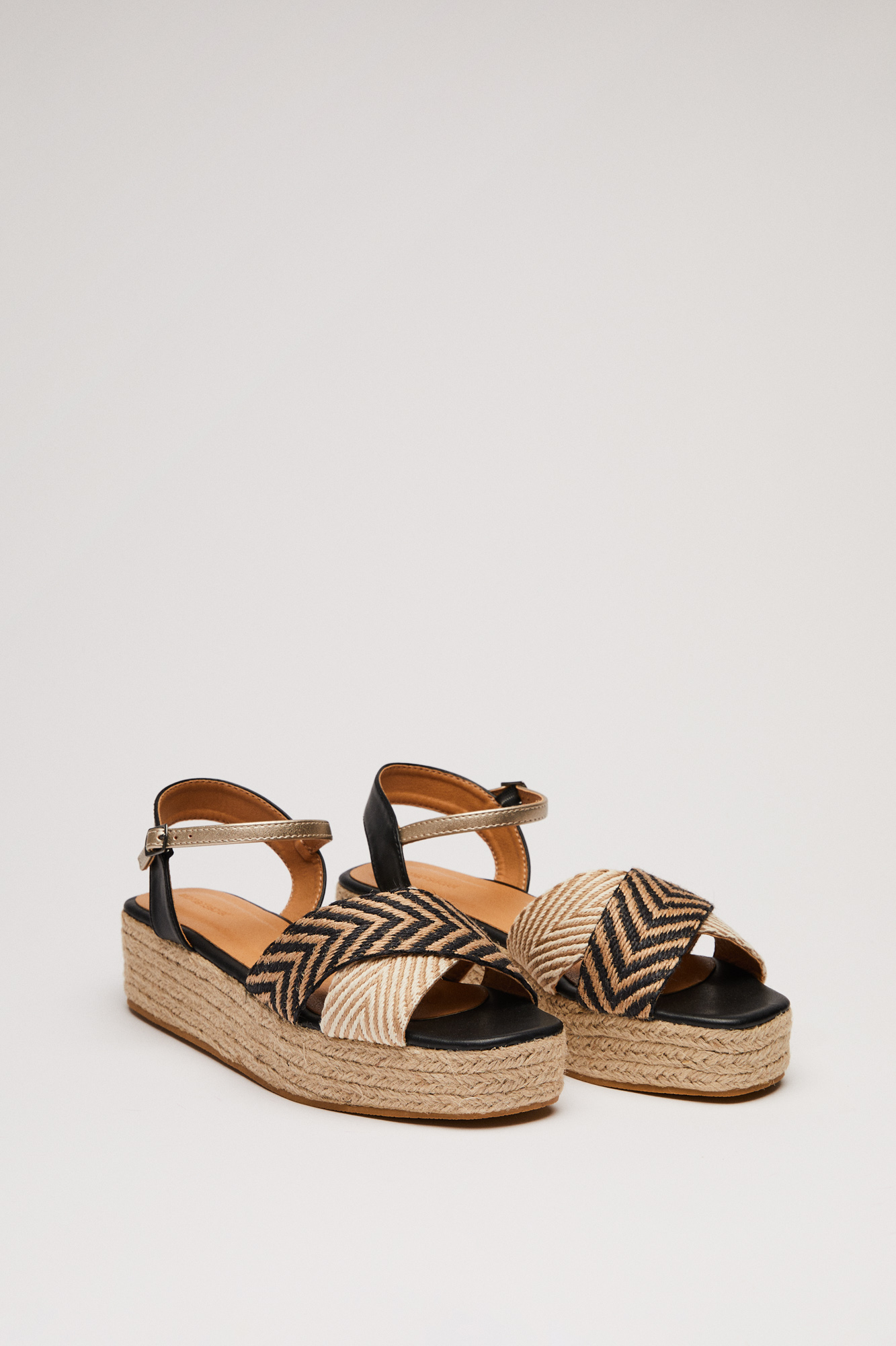 sandálias plataforma espadrille