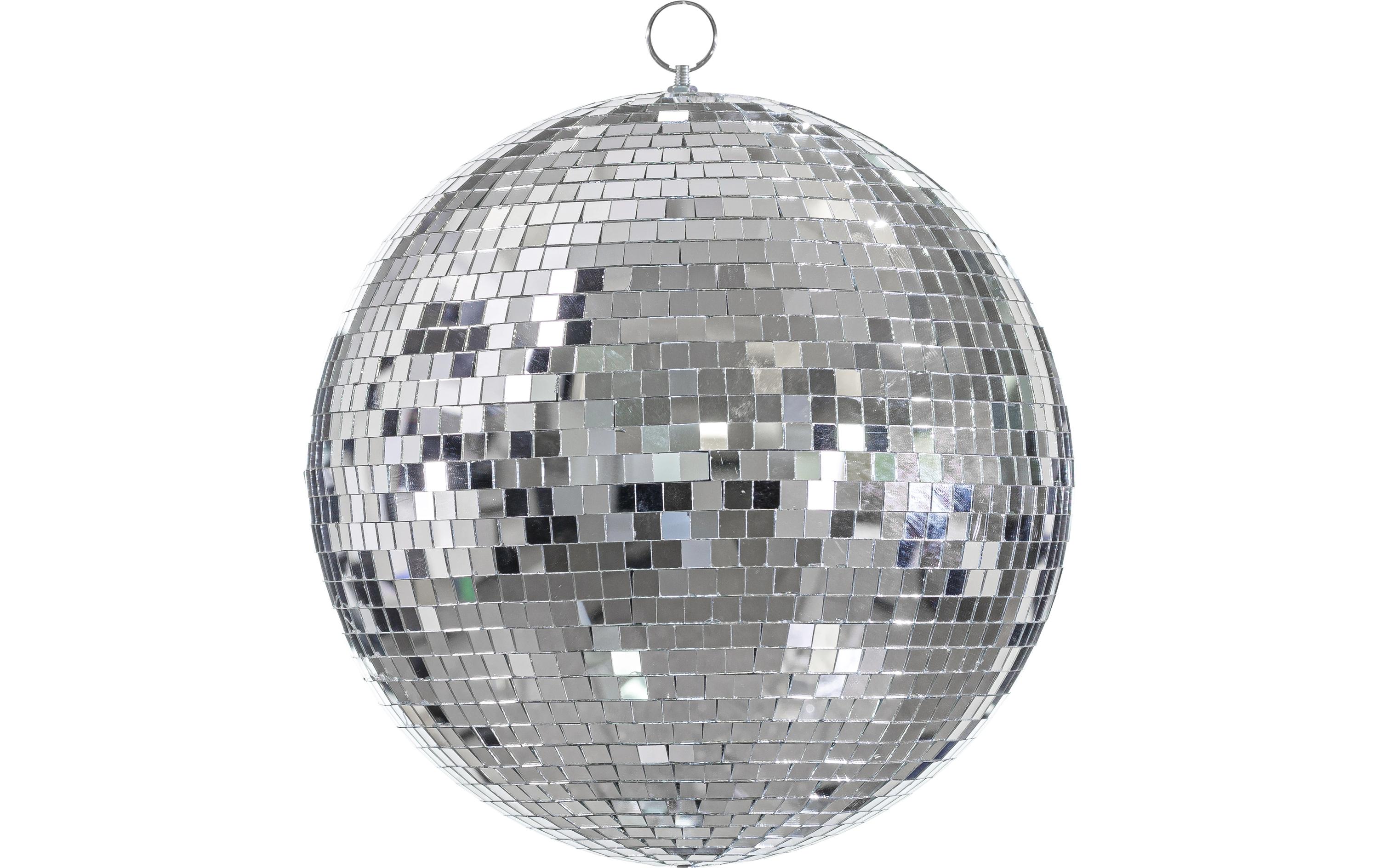 Partyaccessoire Discokugel Silber, 30 cmHängedekoration Discokugel