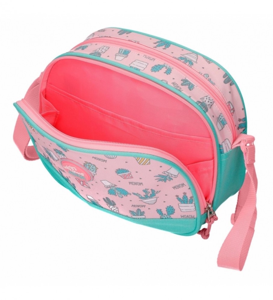 Cacto Movom Bandolera Movom - 23x17x8cm - Rosa, verde