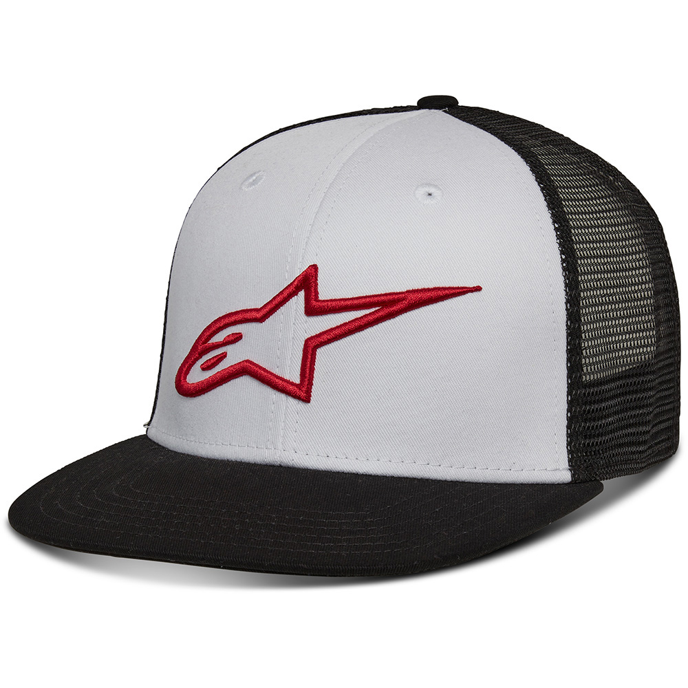 Alpinestars - Casquette Corp Trucker Blanc / Noir