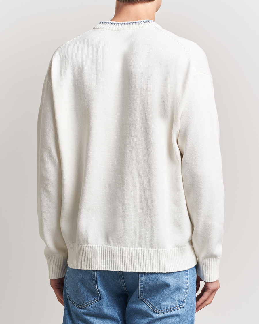 BOSS ORANGE Klubfish Printed Crew Neck Sweater Natural