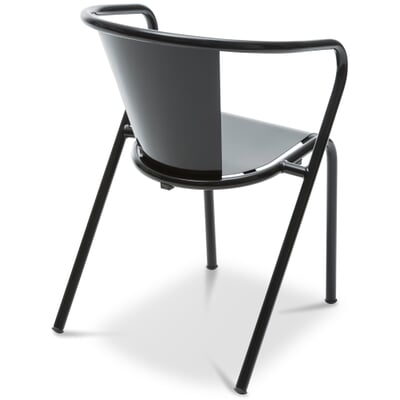 Stuhl Estoril, RAL 9005 Tiefschwarz