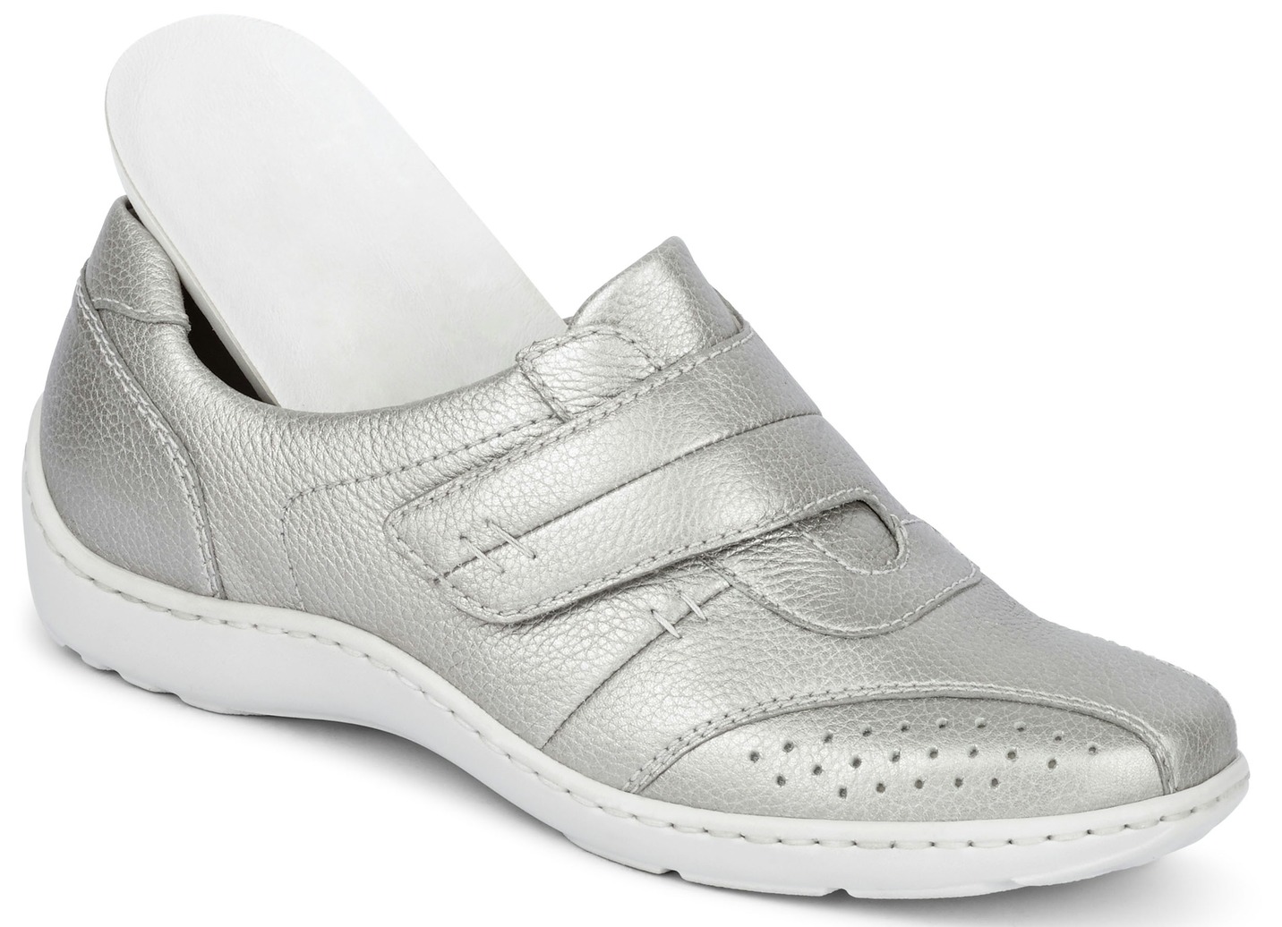 Waldläufer Slipper mit praktischem Klettverschluss