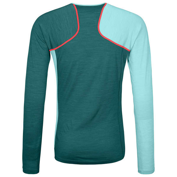 T-shirt randonnée ORTOVOX 120 COOL TEC FAST UPWARD LS W ICE WATERFALL BLEND