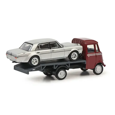 Schuco 452661700 - MB L319 Autotransp. grau 1:87