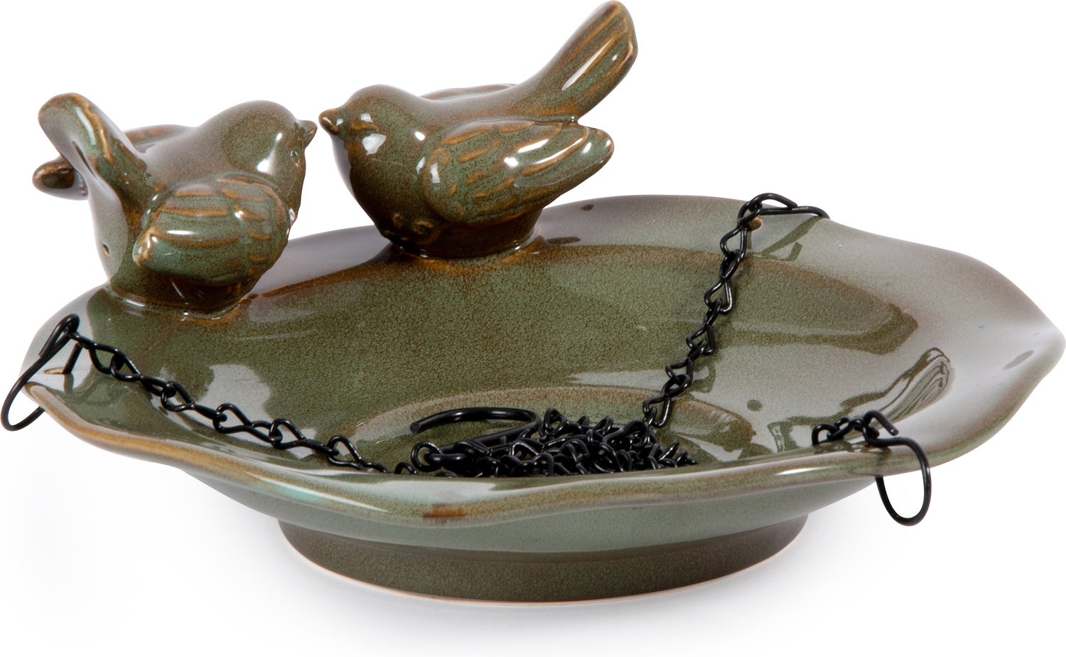 CJ Wildlife vogeldrinkschaal Traunsee groen D 27 H 12,7 cm