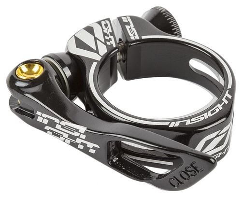 INSIGHT Collier de Selle Rapide QR Alu Diamètre 31.8mm Noir