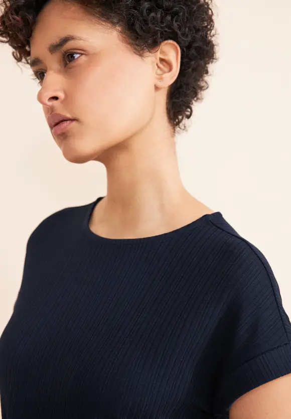 Easy Ripp Kleid - deep blue