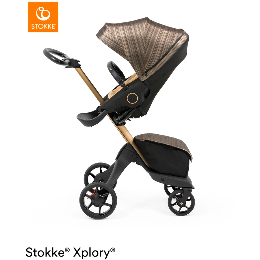 STOKKE® Kinderwagen Xplory® X inklusive Tragewanne Limited Gold Edition