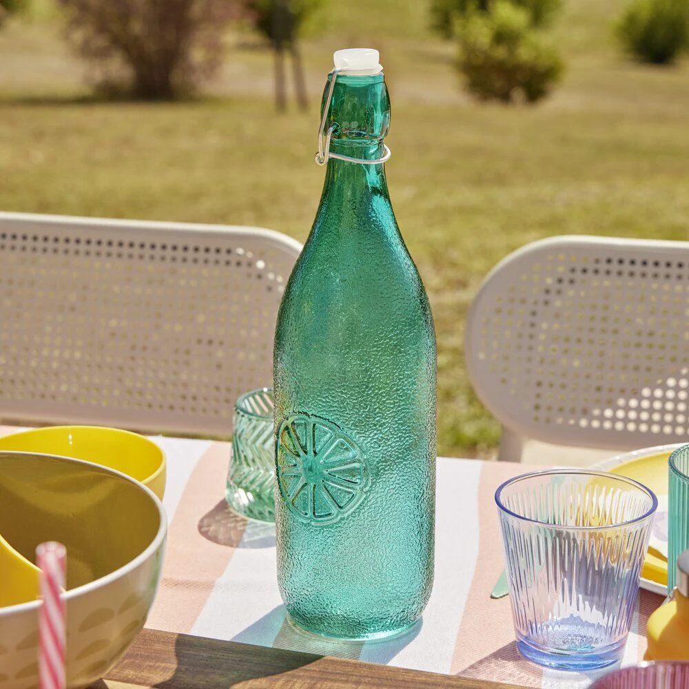 Lot de 4 gobelets en verre Nora coloré transparent 25,5cl