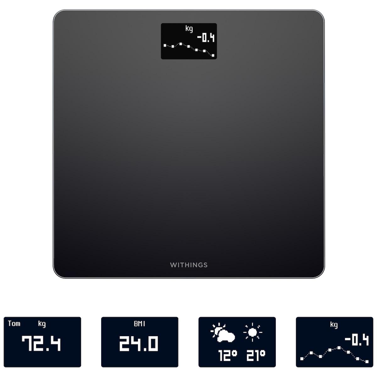 Withings Body badevekt WITWBS06BK (sort)