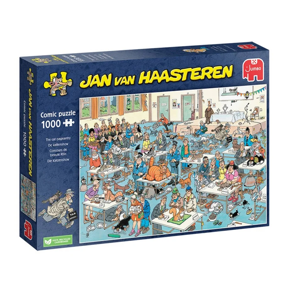 Jan van Haasteren - Katte Show (1000 brikker)