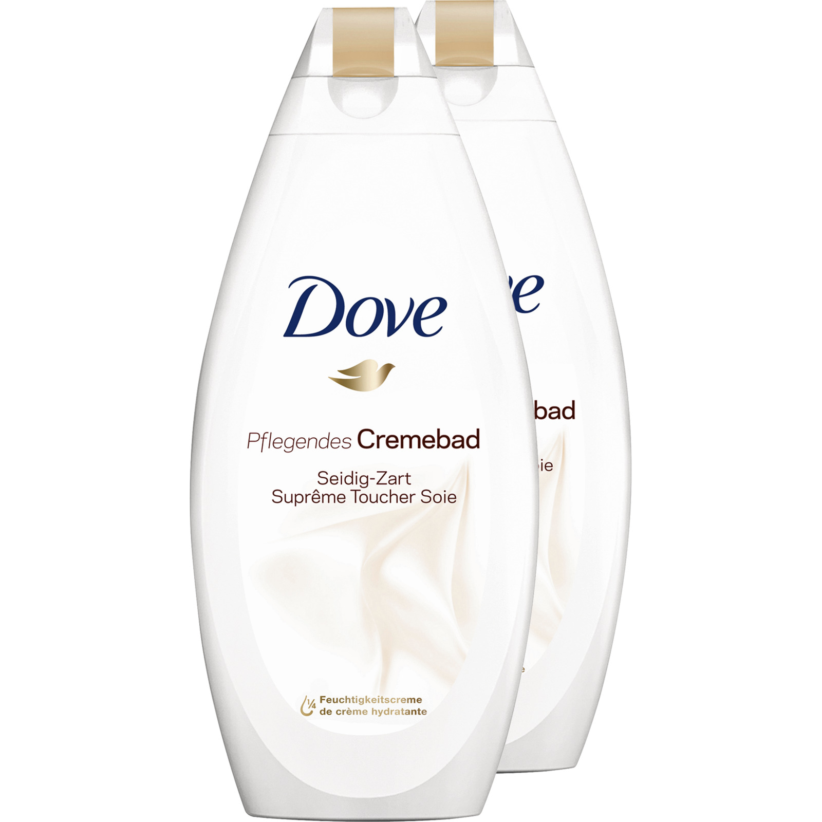 Dove Pflegendes Cremebad Seidig-Zart 2 x 750 ml