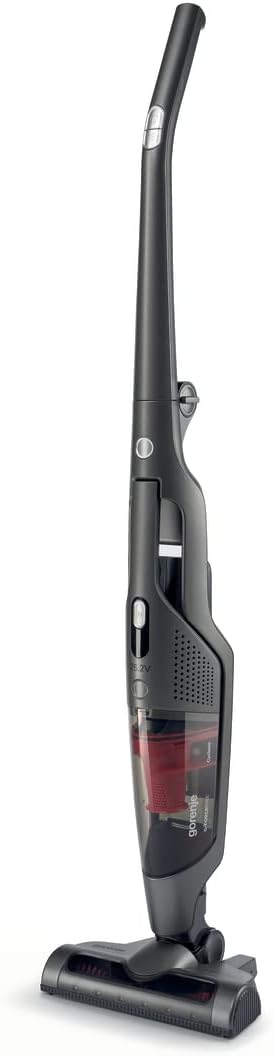 Gorenje SVC 216 GFW Kabelloser Akkusauger und Handstaubsauger – 2 in 1/ Faltbar/ Free-StyleMove/ LI-ION Technology/ HEPA-Filter/ CyclonicPower/ 118 cm/ 70 min./ 0,5 l/ 22 W Saug-leistung/ 75,2 dB