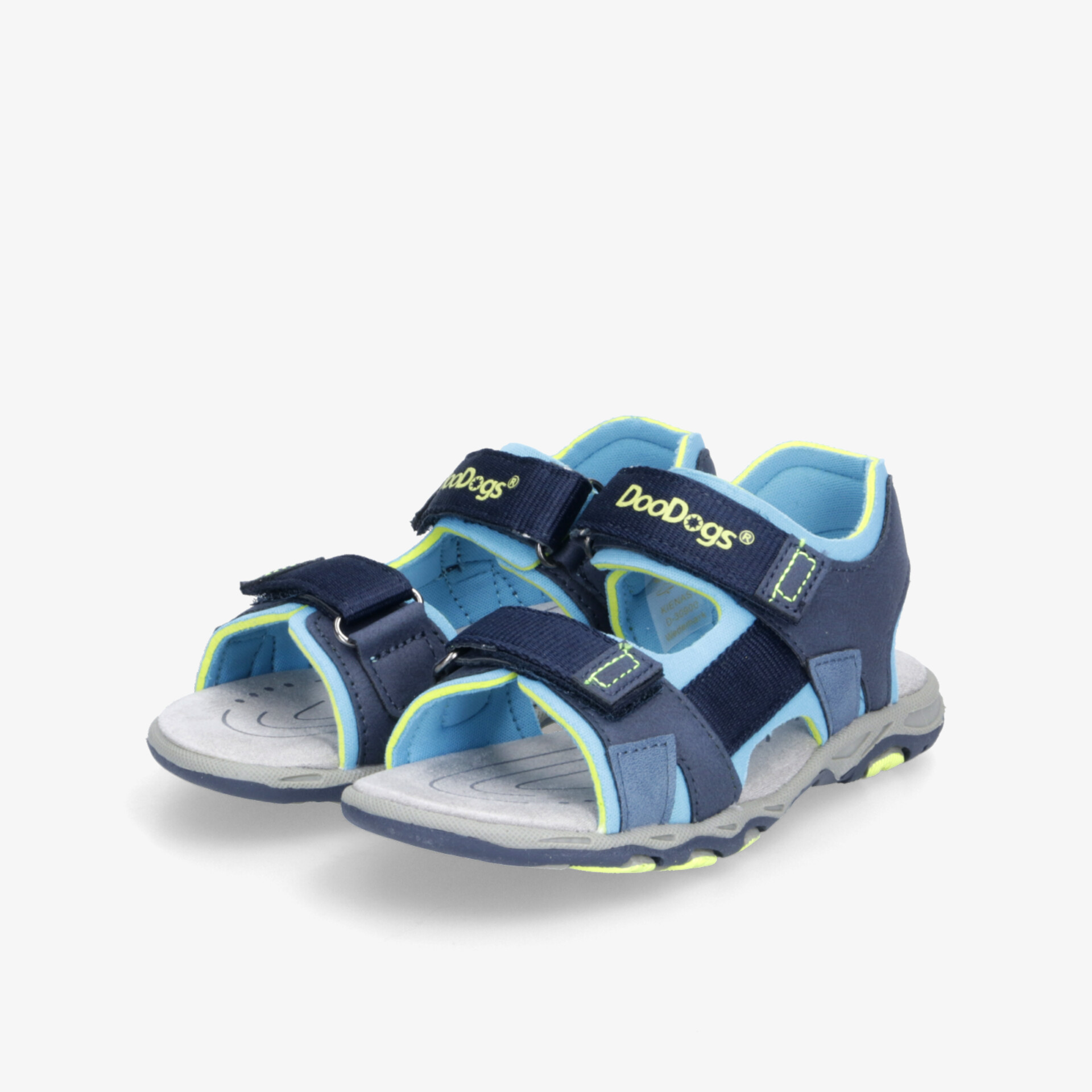 DooDogs Kinder Sandalen blau