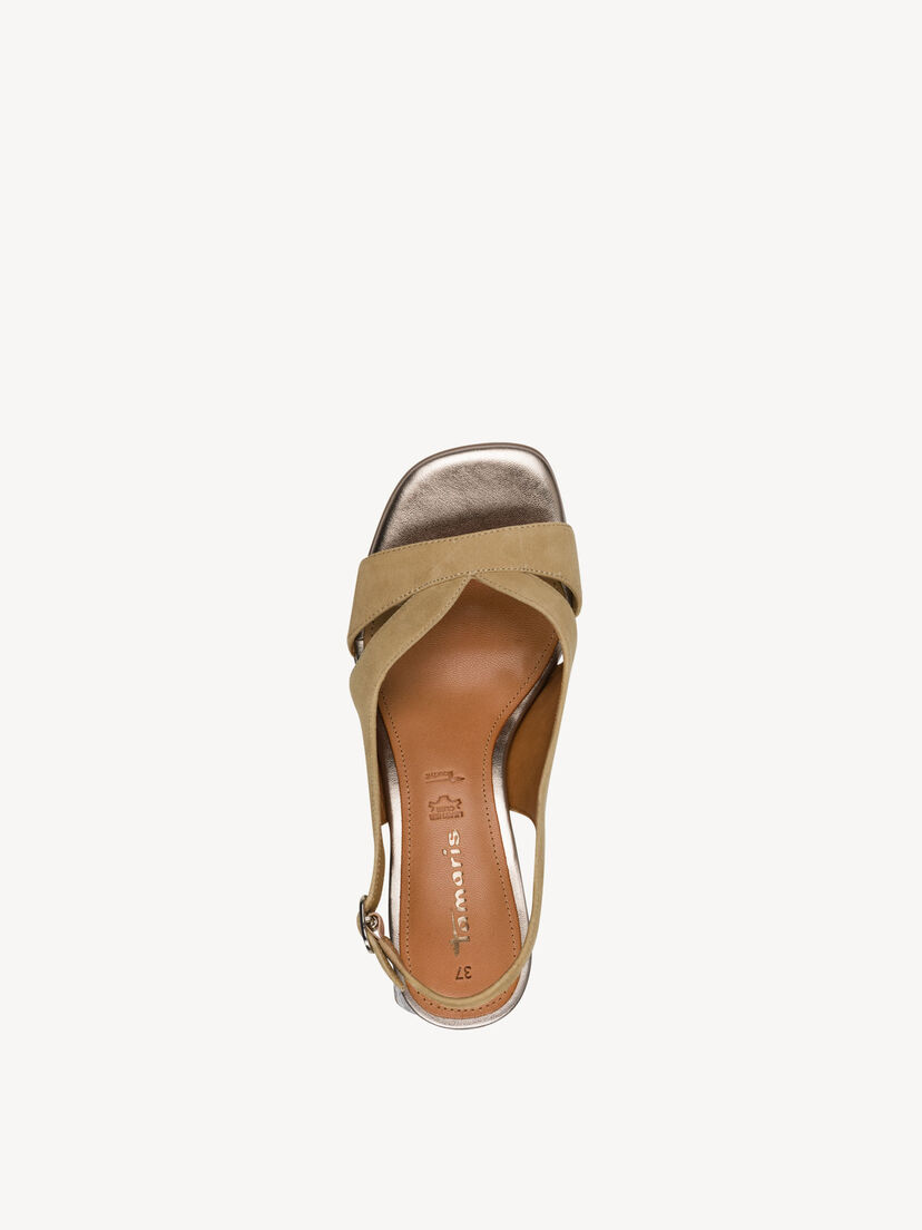 Leren Sandaaltje - beige