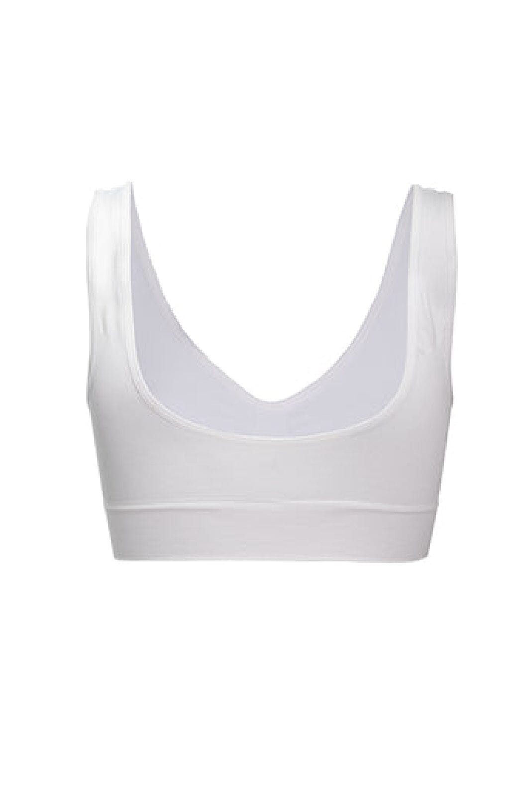 Soft basic Soffi Bra top wide strap 2 pak white