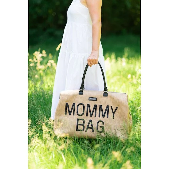 Sac à langer Mommy Bag   Raffia Look        de               Childhome
