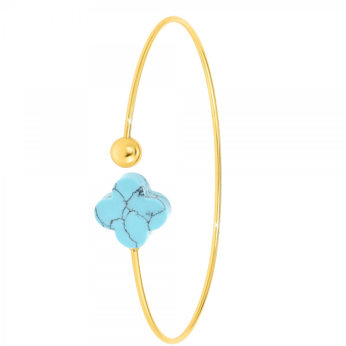 Bracelet SC Bohème orné d'une pierre turquoise