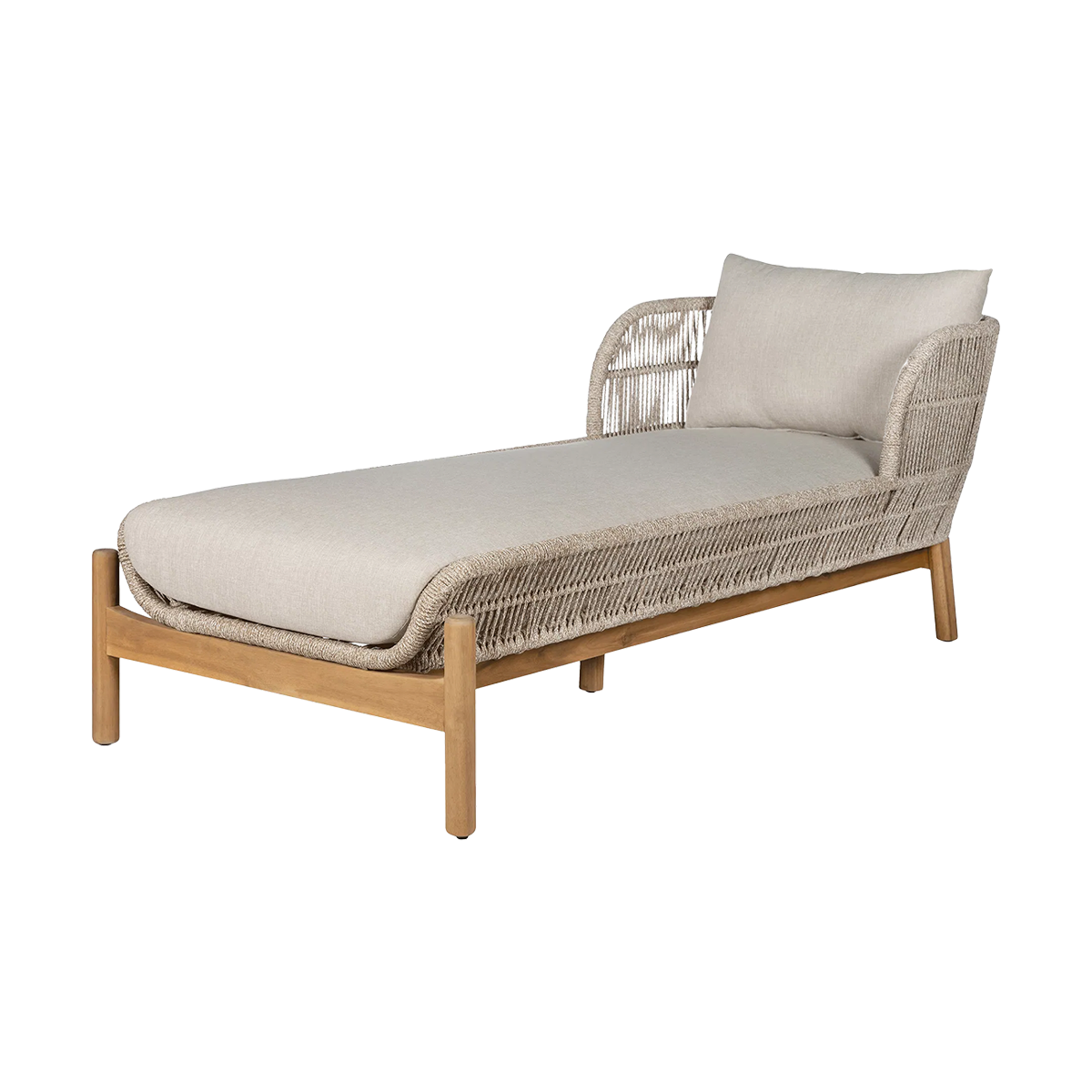 Tuin loungestoel Teresa - met zitkussens Beige